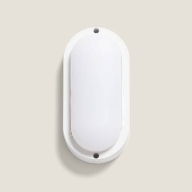 Image of Hublot Oval 15W LED Outdoor Flush Ceiling Light IP65