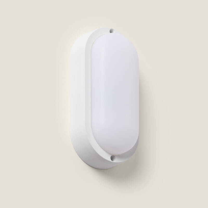 Image of Hublot Oval 15W LED Outdoor Flush Ceiling Light IP65