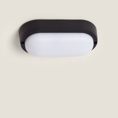 Image of Hublot Oval 15W LED Outdoor Flush Ceiling Light