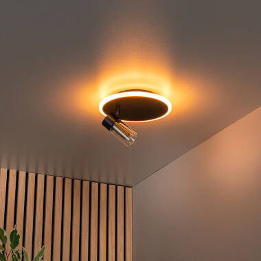 Image of Lucide Everina CCT LED Single Ceiling Spotlight with Remote Control