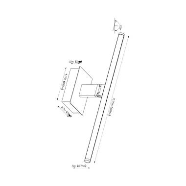 Image of Edit Slimline 400 USB Rechargeable LED Picture Light With Remote Control