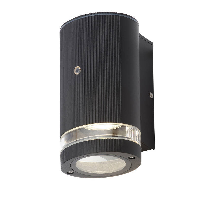 Image of Forum Helix Outdoor Wall Light with Dusk to Dawn Sensor