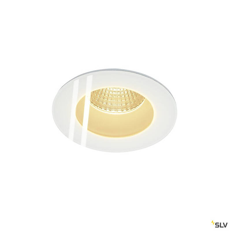 Image of SLV Patta-F 11W Recessed Warm White Dimmable LED IP65 Fixed Downlight