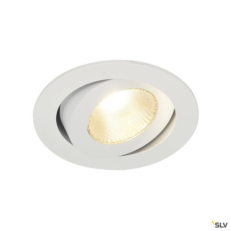 Image of SLV Contone 15W Recessed White Changing Dimmable LED Adjustable Downlight