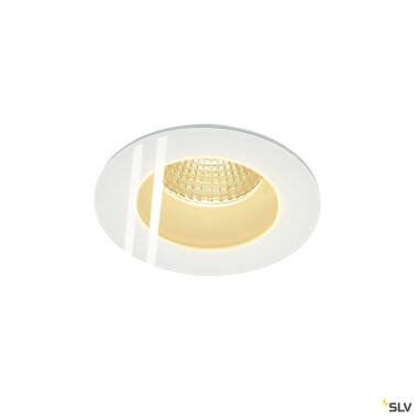 SLV Patta-F 11W Recessed Warm White Dimmable LED IP65 Fixed Downlight