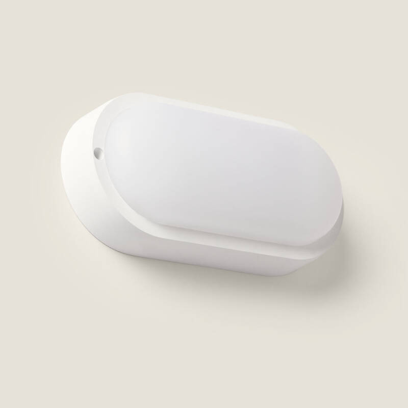 Image of Hublot Oval 25W LED Flush Wall Light with Radar Motion Sensor