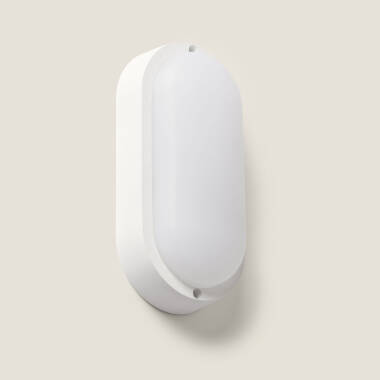 Image of Hublot Oval 25W LED Flush Wall Light with Radar Motion Sensor