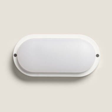 Image of Hublot Oval 25W LED Flush Wall Light with Radar Motion Sensor
