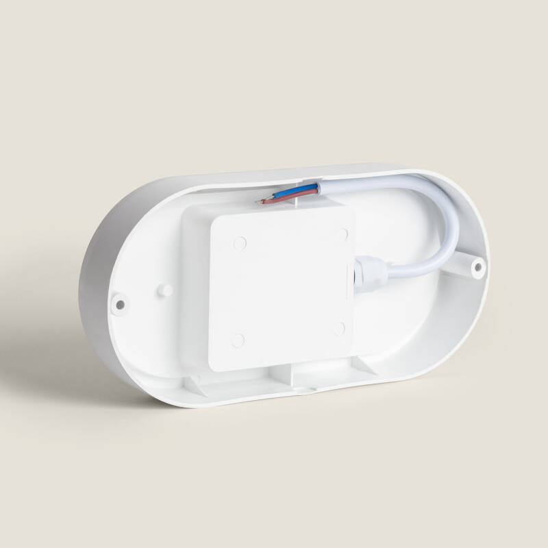 Image of Hublot Oval 25W LED Flush Wall Light with Radar Motion Sensor