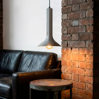 Image of Edit Jada Concrete Ceiling Pendant Light