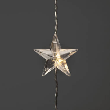 Image of Konstsmide 1.4M Warm White LED Star Curtain Lights