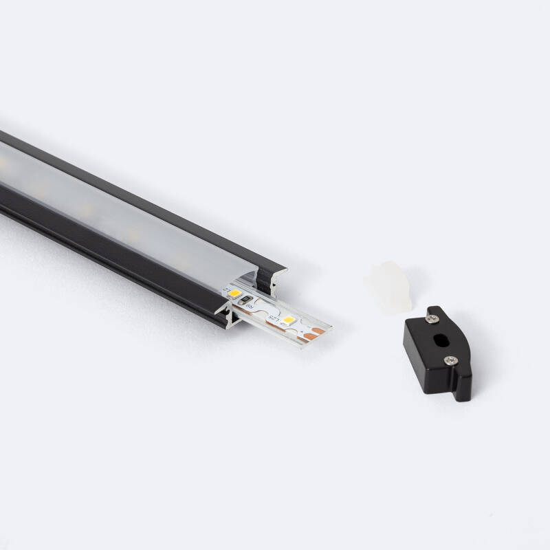 Image of Watertight Recessed 2m Aluminium Profile for LED Strip