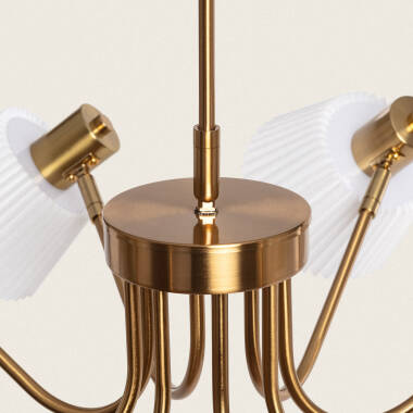 Image of Edit Magda 8 Light Multi Arm Ceiling Pendant Light