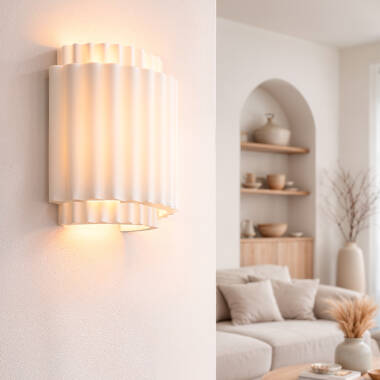 Edit Colum Up & Down Plaster Wall Light