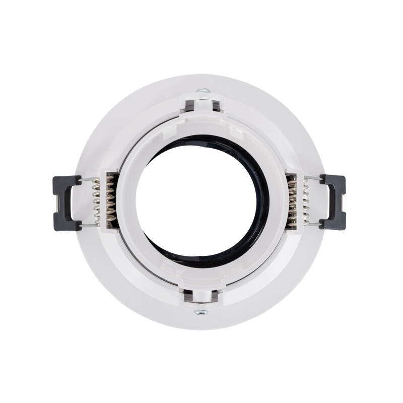 Image of Galvanized PC Cone Downlight Cutout 75mm with 6W LED Bulb - GU10