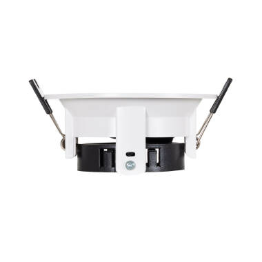 Image of Galvanized PC Cone Downlight Cutout 75mm with 6W LED Bulb - GU10