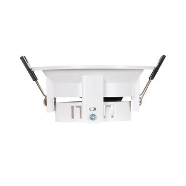 Image of Galvanized PC Cone Downlight Cutout 75mm with 6W LED Bulb - GU10