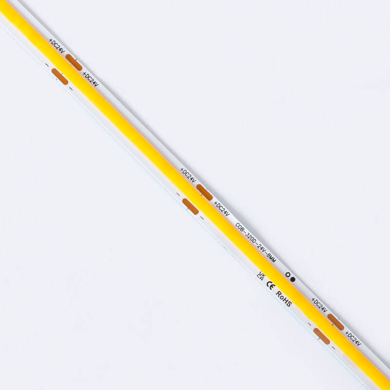 Image of 20M IP20 24V DC Cool White COB LED Strip Roll
