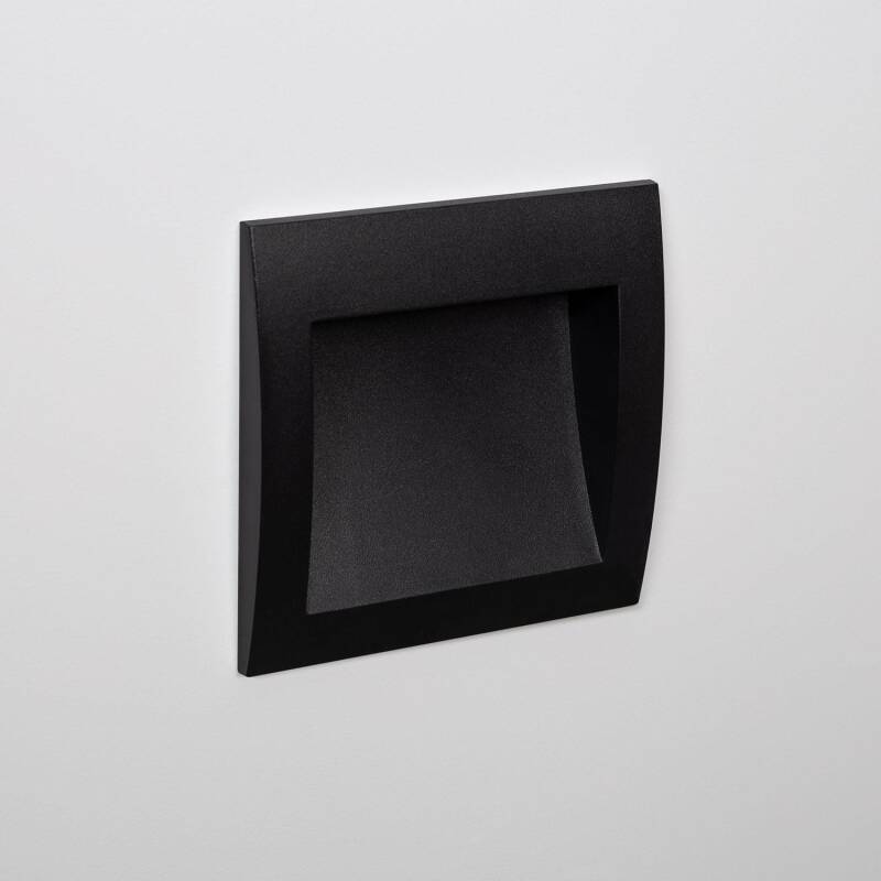 Image of Edit Natt 4W LED Outdoor Square Recessed Wall Light