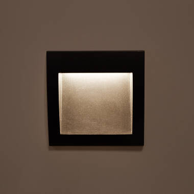 Image of Edit Natt 4W LED Outdoor Square Recessed Wall Light