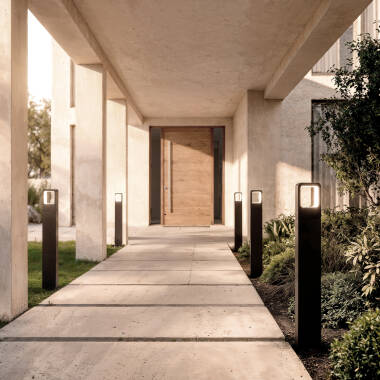 Image of Edit Emerita 6W Warm White LED Outdoor Bollard Light 80cm