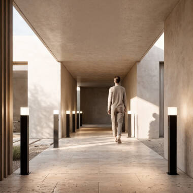 Image of Edit Augusta 740 Outdoor Bollard Light with PIR Sensor