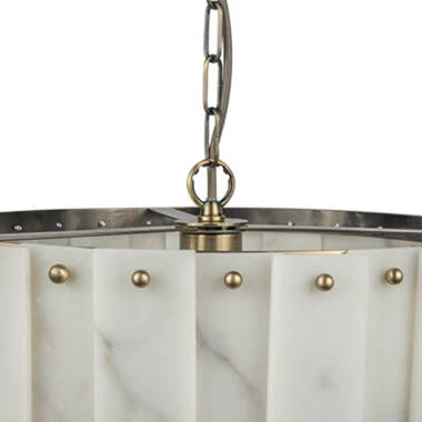 Image of Wisteria Linea Alabaster Glass Chandelier