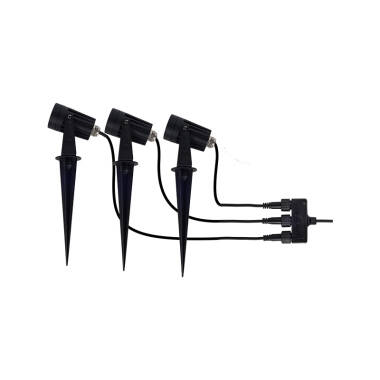 Image of Easyfit Core 12v Garden Lights - Wisteria LED Outdoor Spotlight Kit - 3 Lights