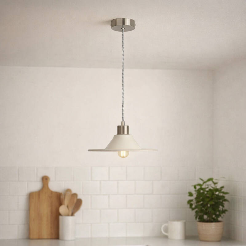 Image of Khudi & Khora Olive Ceramic Ceiling Pendant Light