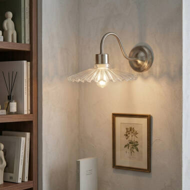 Image of Wisteria Cambridge Glass Wall Light