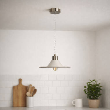 Khudi & Khora Olive Ceramic Ceiling Pendant Light