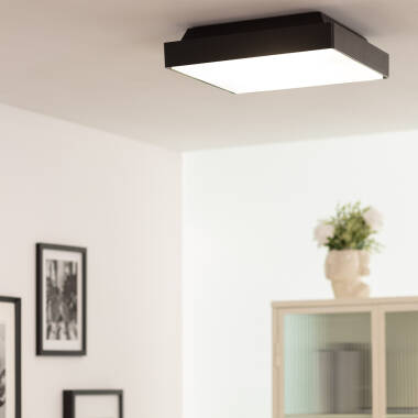 Image of Julius Square Bathroom Flush Ceiling Light