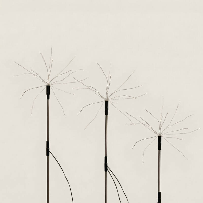 Image of Suri Dandelion Solar LED Stake Light - Set of 3