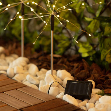 Image of Suri Dandelion Solar LED Stake Light - Set of 3
