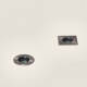 Image of Square Recessed Ground Light for GU10 Light Bulb