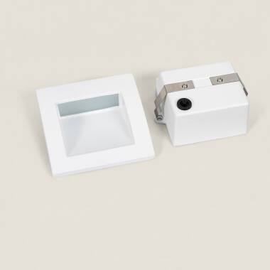 Image of Edit Leif 4W LED Outdoor Square Recessed Wall Light
