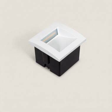 Image of Edit Leif 4W LED Outdoor Square Recessed Wall Light