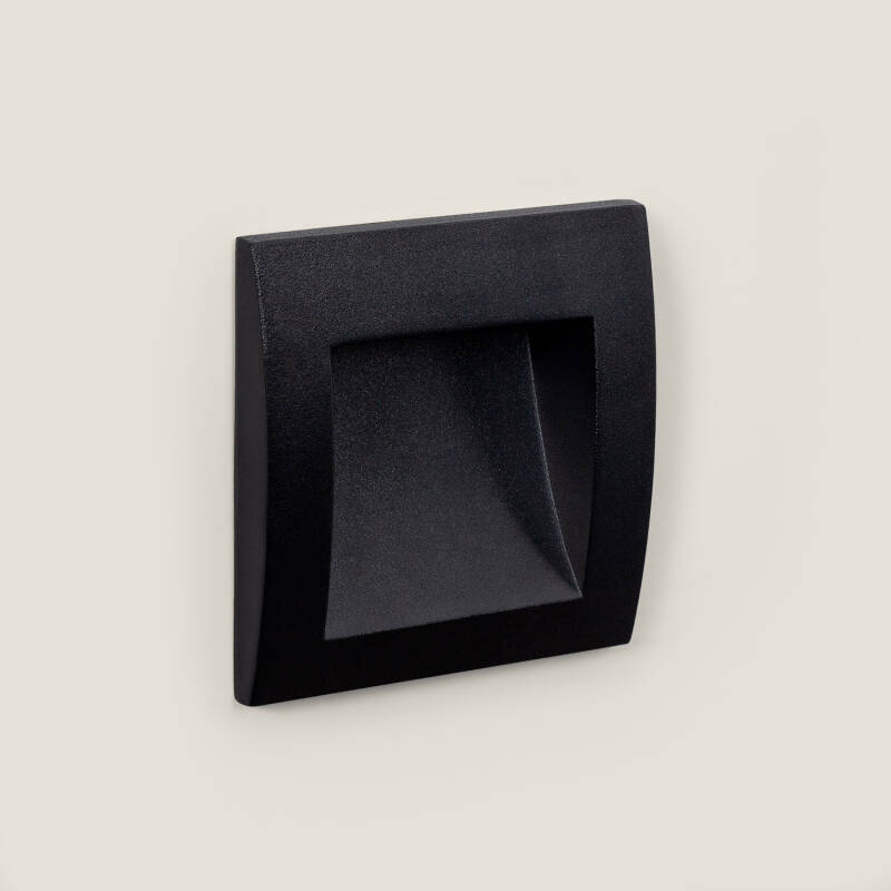 Image of Edit Leif 4W LED Outdoor Square Recessed Wall Light