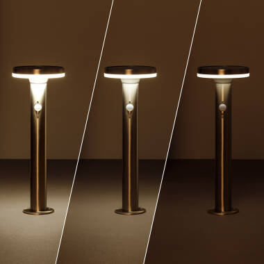 Image of Helios 6W Solar LED Post Light with Motion Sensor