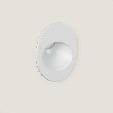 Edit Coney 3W Round Recessed Outdoor Wall Light