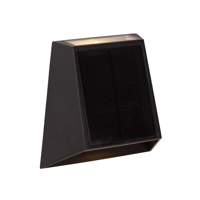 Image of Lucide Luton Solar LED Outdoor Up & Down Wall Light with PIR Sensor