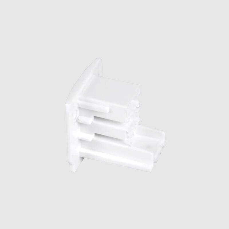 Image of Three Circuit Track Light Square End Cap