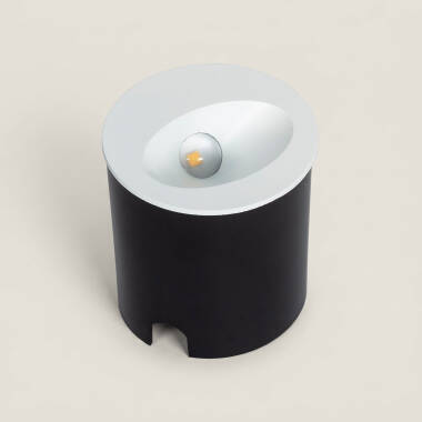 Image of Edit Coney 3W Round Recessed Outdoor Wall Light