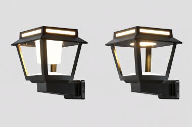 Suri Tower 15W Solar LED Outdoor Lantern Wall Light