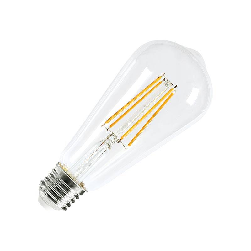 Image of Envirolight 6W Warm White 810lm LED Decorative Filament Clear Squirrel Cage Bulb
