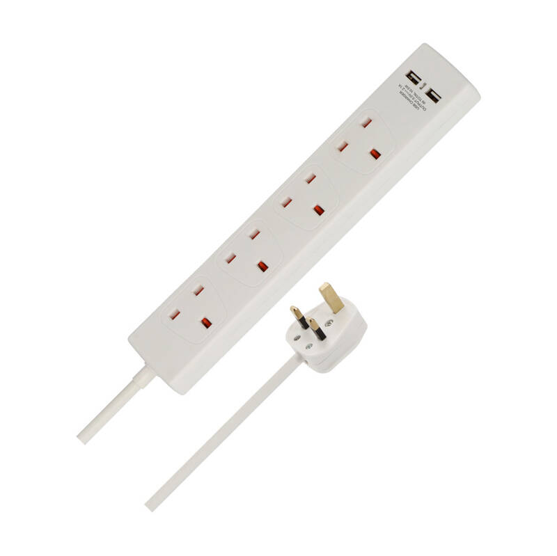 Image of Brennenstuhl Extension Lead with USB Charging Function