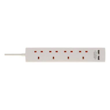 Image of Brennenstuhl Extension Lead with USB Charging Function