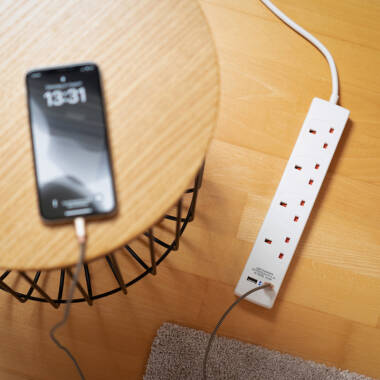 Image of Brennenstuhl Extension Lead with USB Charging Function