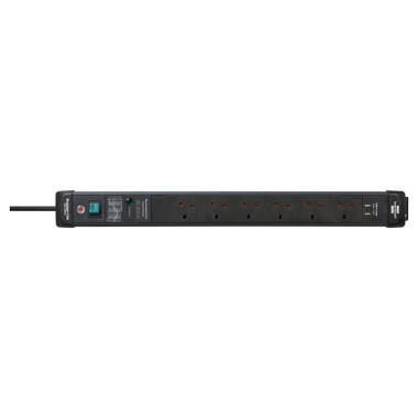 Image of Brennenstuhl Premium-Line 60.000A Extension Lead with Surge Protection & USB Charger - 3M
