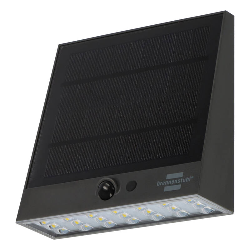 Image of Brennenstuhl LED Solar Wall Light with Infrared Motion Detector